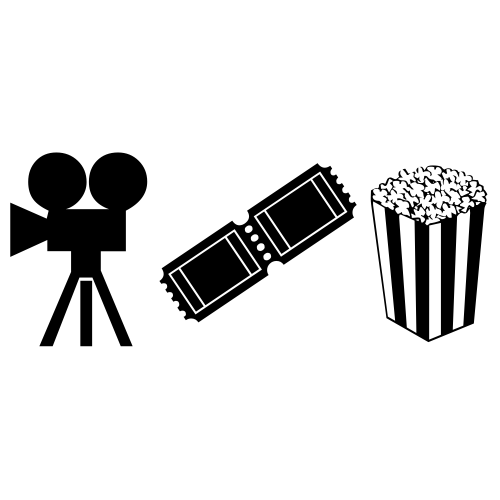🎥🎟🍿 Emoji Domain black and white Symbola rendering
